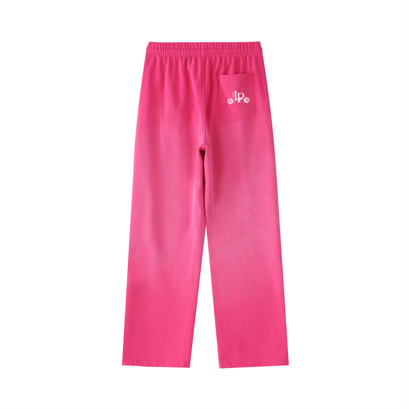 Vintage Washed Gradient Straight-Leg Sweatpants